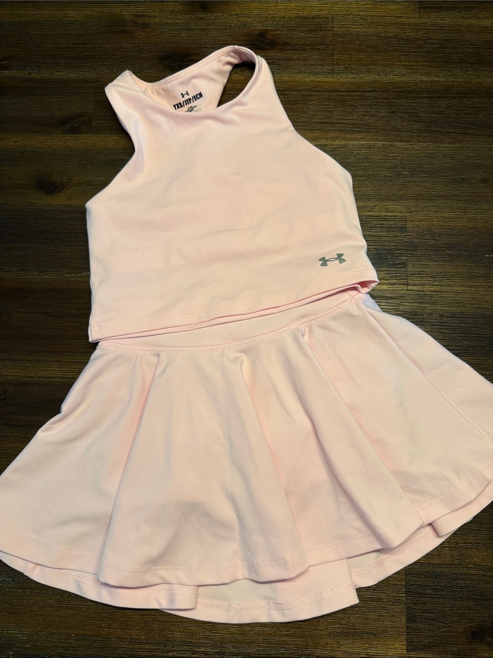 Under Armour Light Pink Girls' Athletic Skort Set
